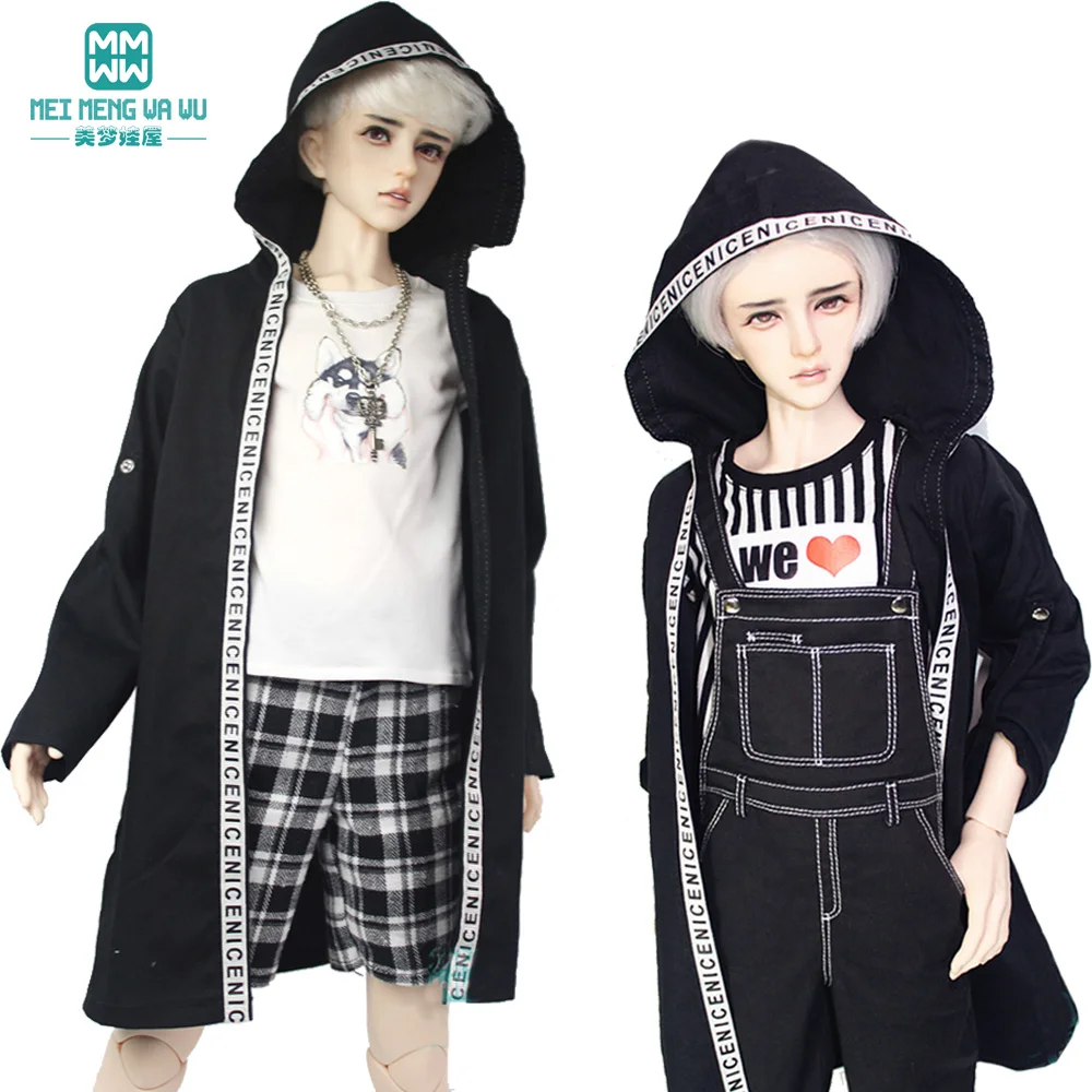 Doll Clothes Accessories For 68-75cm BJD doll Fashion Letters Coats Vests Shorts