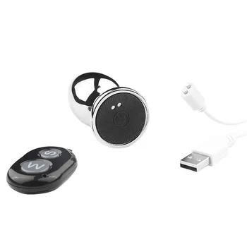 Metal Anal Plug With 10 Vibration Modes Anal Toy For Couple Prostate Massager Sex Toys With Remote Control Vibrator Anal Toys 3