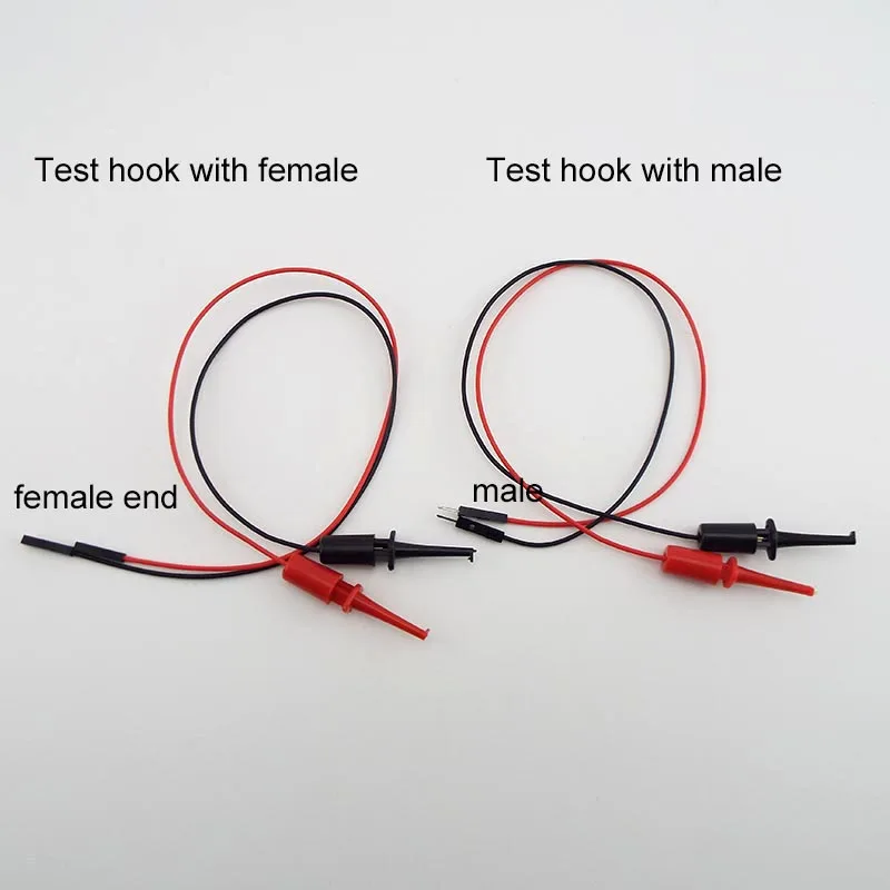 Test hook male female head Dupont line transistor tester hook For electrical type test clip instrumentation test clip