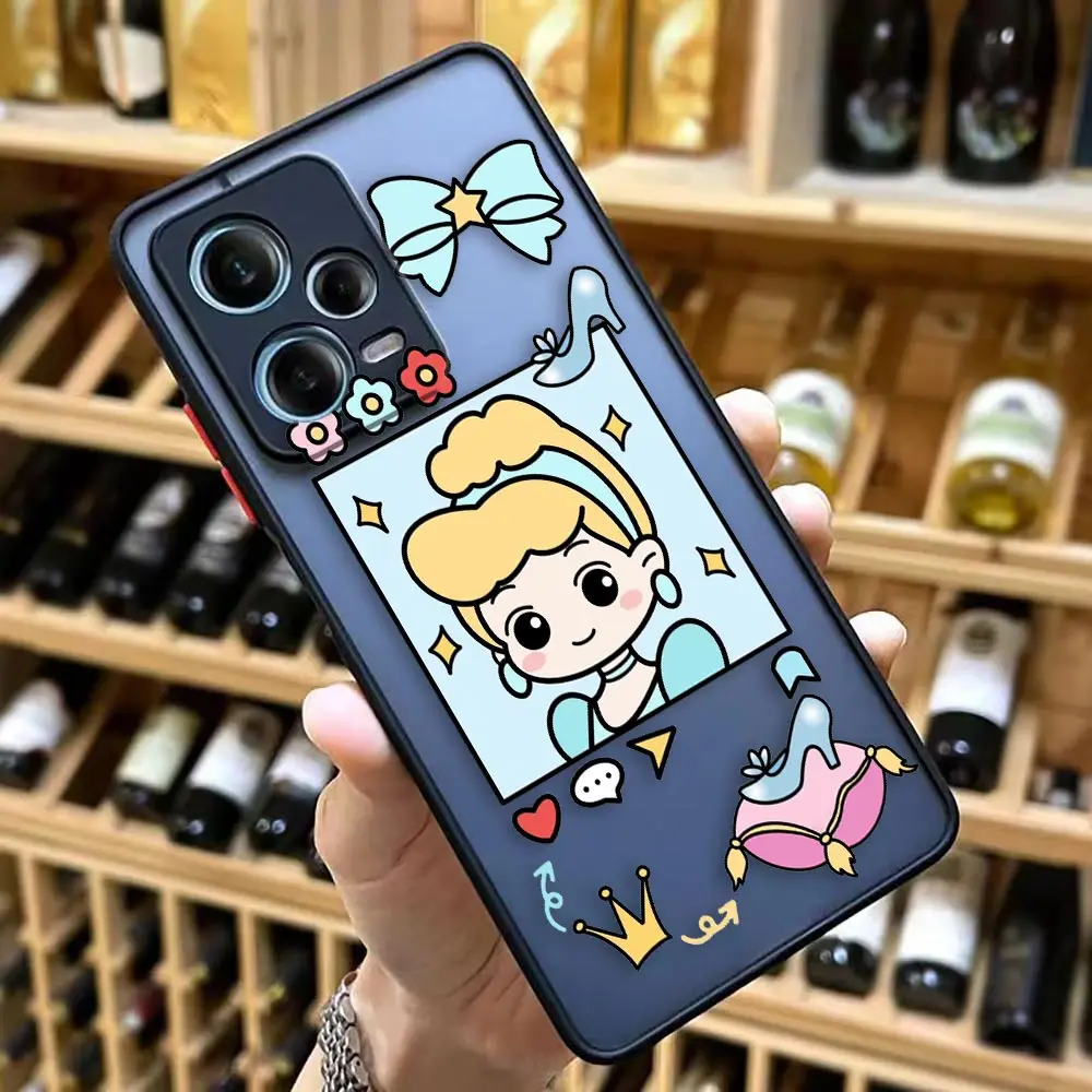 thumbnail image 1 of Funda mate para Redmi NOTE 12 11 10 11S 10S 9 9S 9T 8 7 6 5 4 PRO PLUS 4G 5G Funda Coque Capa Shell dibujos animados Anime Blancanieves, 1 of 5
