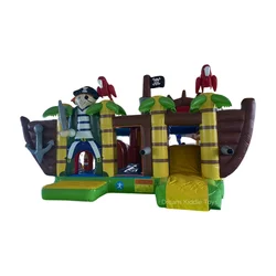 Commercial outdoor jumping bouncy castles inflatable bouncer PVC house combo slide obstacles for kids