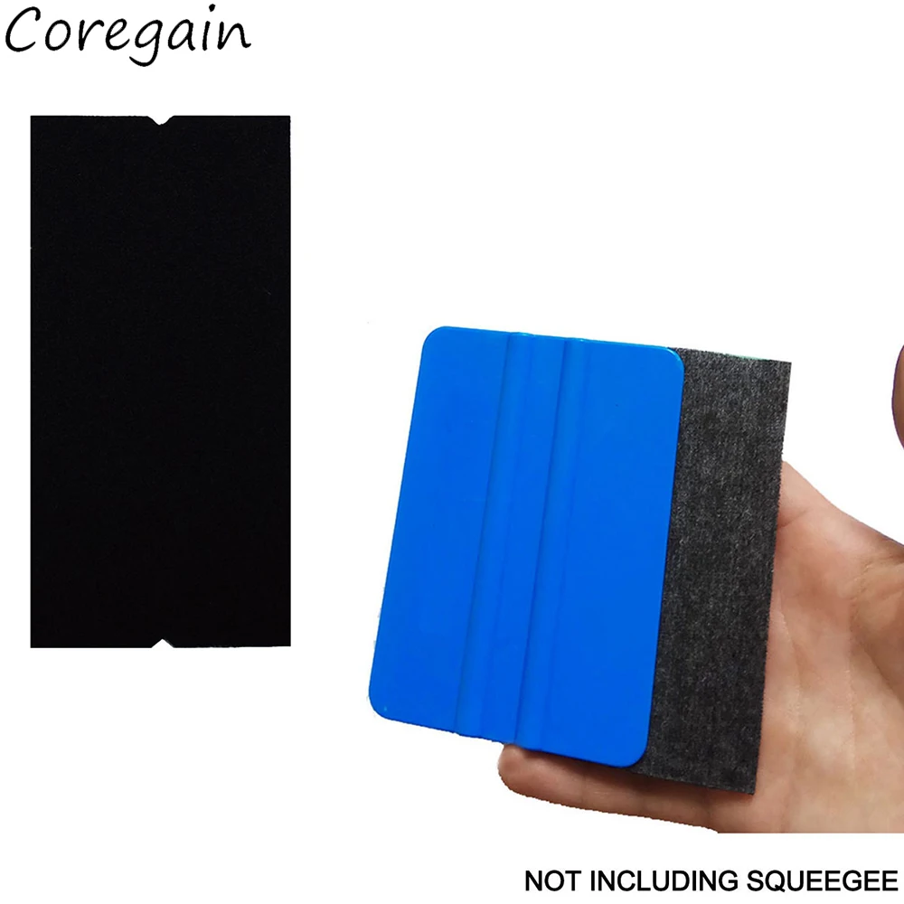 30Pcs No Scratch Squeegee Felt Cloth For Car Vinyl Film Wrapping Scraper Microfiber Replaceable Felts For Vinyl Spatula car wrapping tools automotive film tools