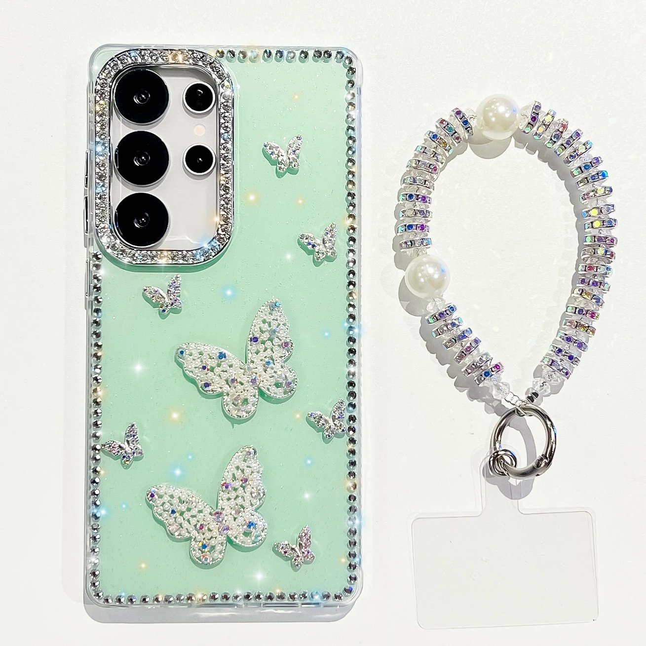 Butterfly Diamond Bling Luxury Phone Case Cover