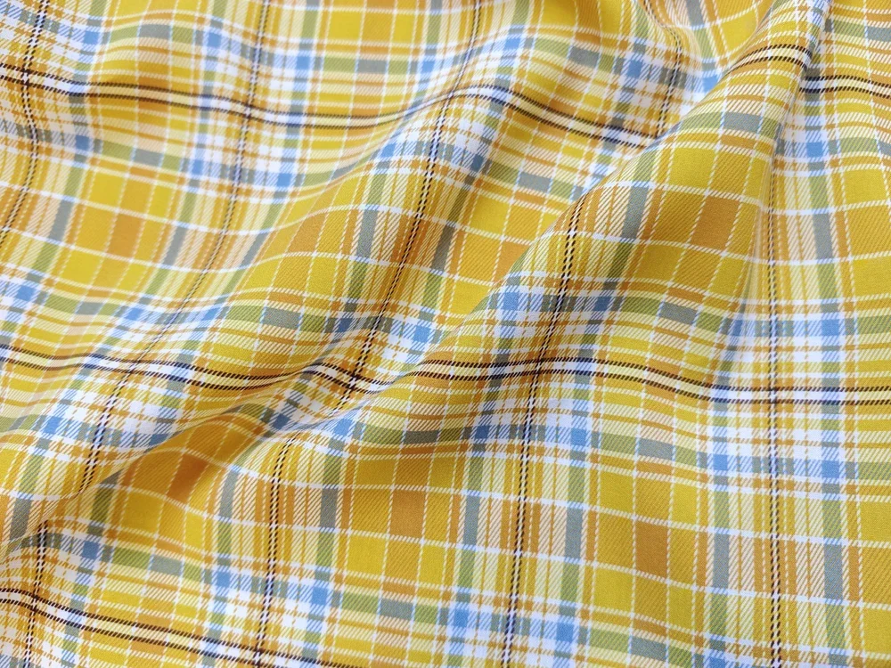 Per Meter Qualität Viskose Popeline Stoff Vintage Geometrisch Blumen Vögel Böhmisches Patchwork Rayon Material Großhandel – Detail 14