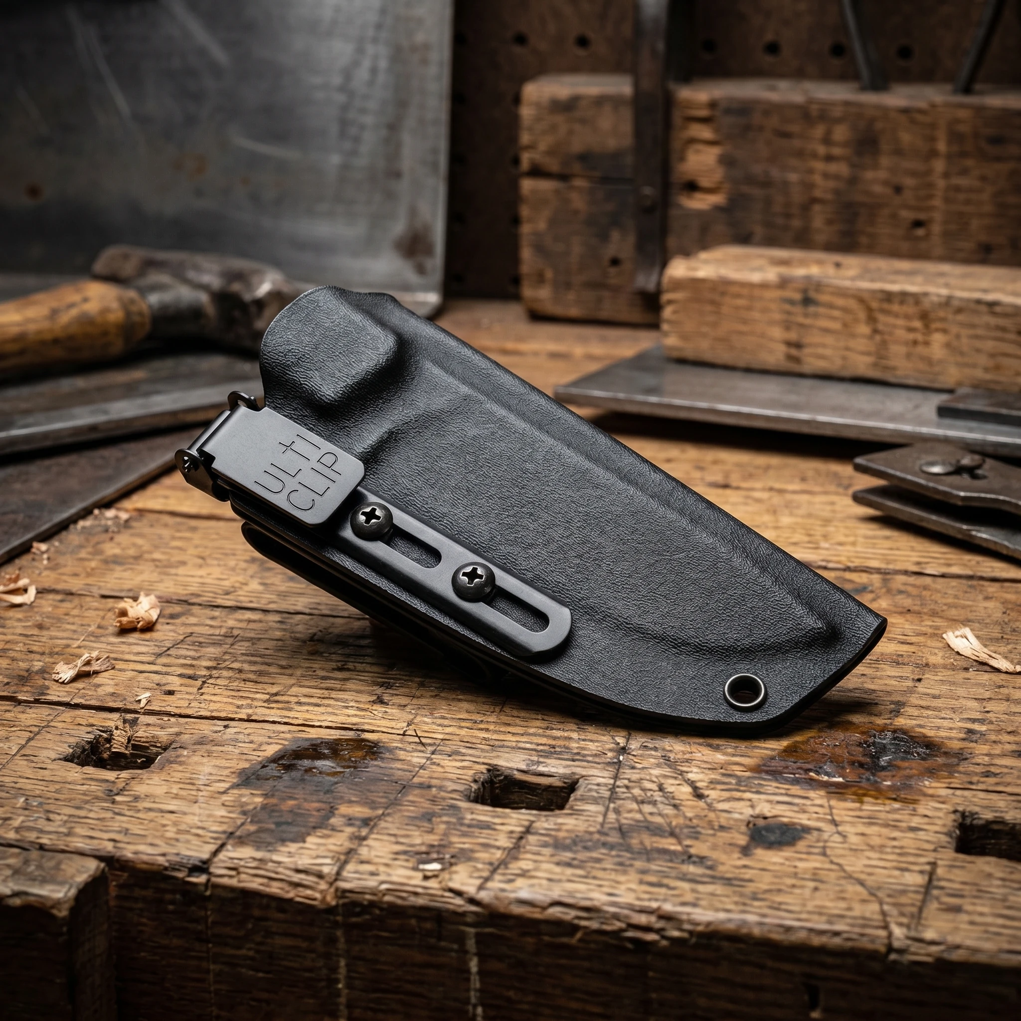 Universal Concealed Carry Quick Release Knife Sheath Clip Accessory