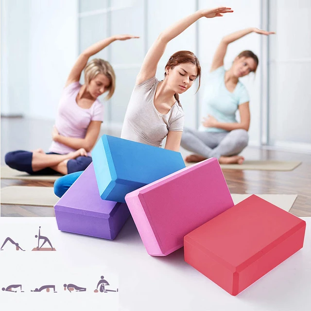 Yoga Block High Density EVA Foam Brick Supportive Latex-Free Soft