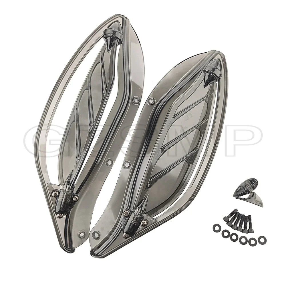 Motorcycle Fairing Motorcycle Wing Kit Motorcycle Winglet Motorcycle Accessories Motorcycle Air Deflector Side Wing Windshield Fairing for Harley Touring CVO Electra Street Glide Ultra Classic FLHX 96-13