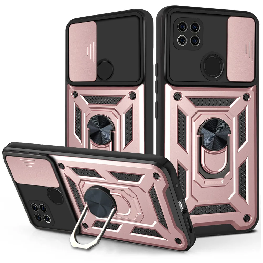 Shockproof Armor Protective Case with Magnetic Ring Holder