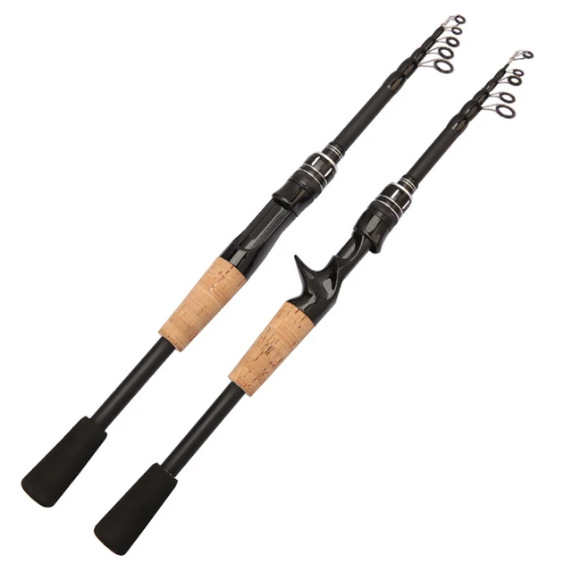 Collapsible Fishing Baitcasting Rod Lightweight Fishing Spinning