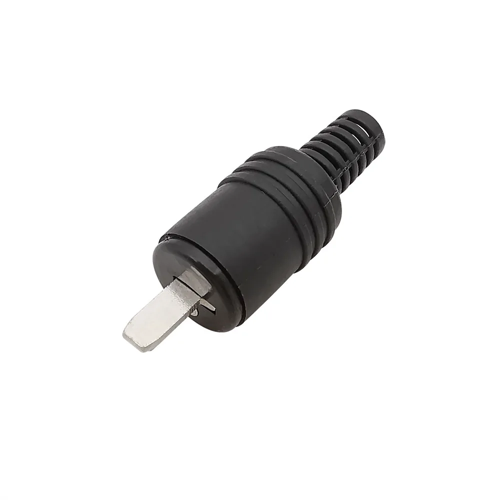 2/5/10Pcs 2Pin DIN Lautsprecher Stecker HiFi Stecker Schraube Terminals Stecker Power Audio Lampe Signal stecker Adapter Schwarz – Detail 6