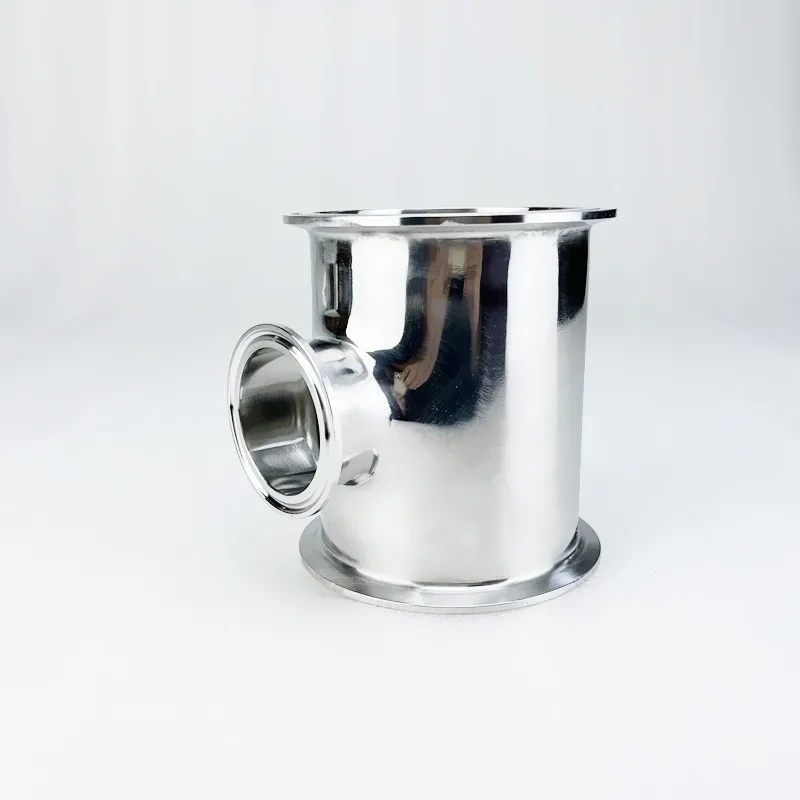 tipo Curto Tri Clamp Tee Conector Encaixe de Tubulação para Homebrew Tubo em Forma de t Ss304 3×3 x 2