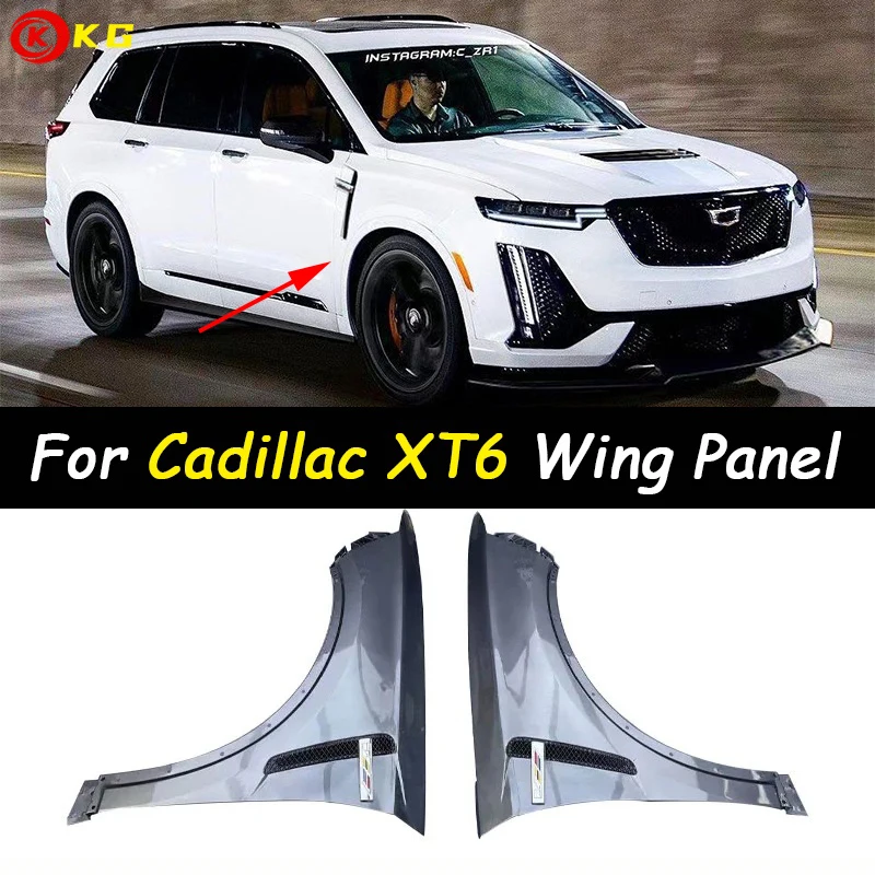 

The front bumper side fender is suitable for Cadillac XT6 leaf panel 2020-2024xt6v body leaf panel modification car parts