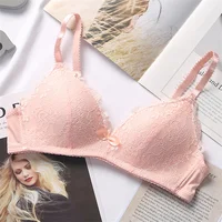 Soutien-gorge pour femmes, couverture lisse 3/4, grande Lingerie sans couture, sans fil, soutien-gorge Push Up, bonnet ABC, taille 70-90, hauts noirs et blancs 1