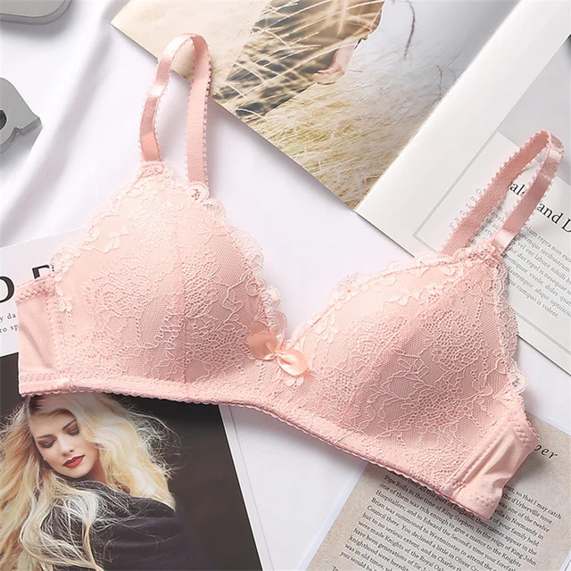 Soutien-gorge pour femmes, couverture lisse 3/4, grande Lingerie sans couture, sans fil, soutien-gorge Push Up, bonnet ABC, taille 70-90, hauts noirs et blancs 1