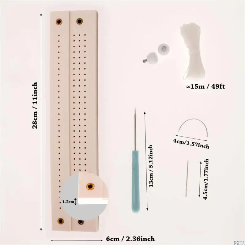 R9UA Paper Hole Punching Tool Bookbinding Supplies For Scrapbooking Binding Journals Notebooks Planner Photo Album Art Craft
