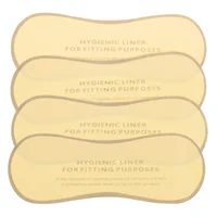50 Pcs Hygienic Swimsuit Stickers Swimsuits Clear For Protective Protection Lingerie Pvc Self-adhesive Liners Strips 1