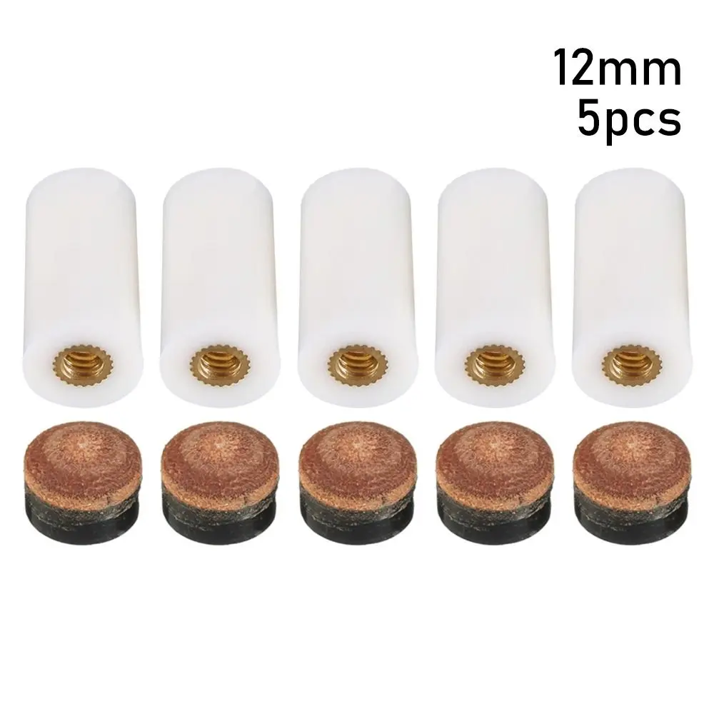 Kit 20 Punte Di Ricambio Per Stecca Da Biliardo: 9, 10, 12, 13 Mm (5 Per Misura)