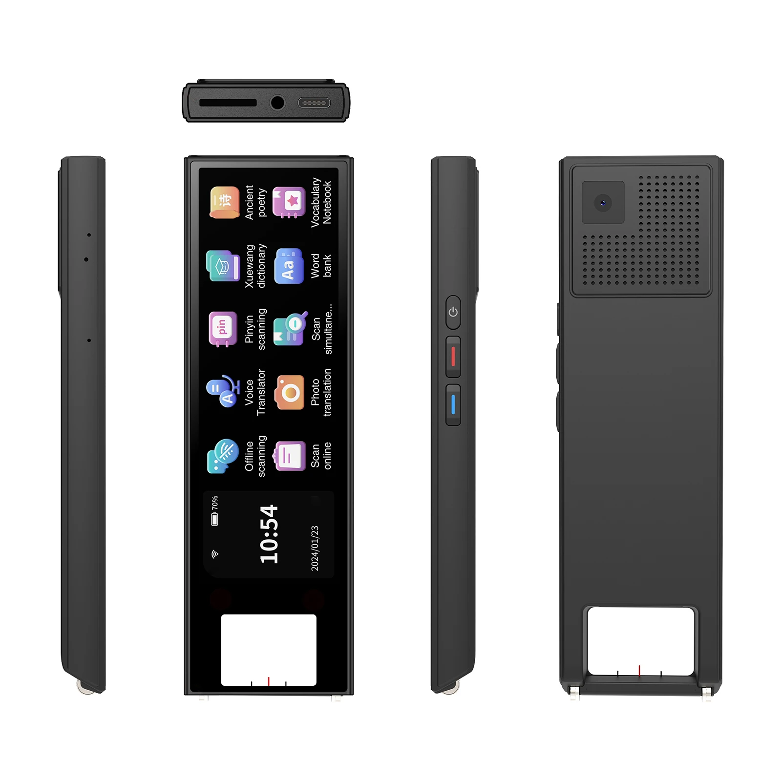 5.0inch S90 Touchsrceen Scan Translation Pen 142 Language Voice Translating Translator Tool for Chinese/English/Japanese/Korean