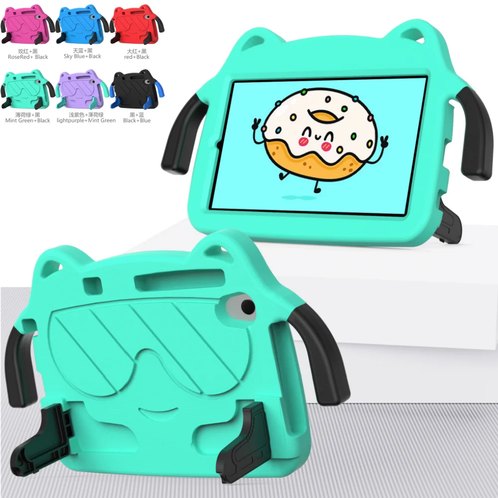 Kids Shockproof EVA Tablet Case with Handle Stand - Full Protection Cover