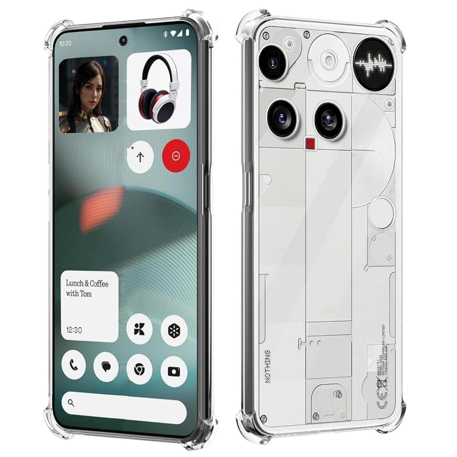 Gradient Shockproof TPU Case - Enhanced Protective Back Cover