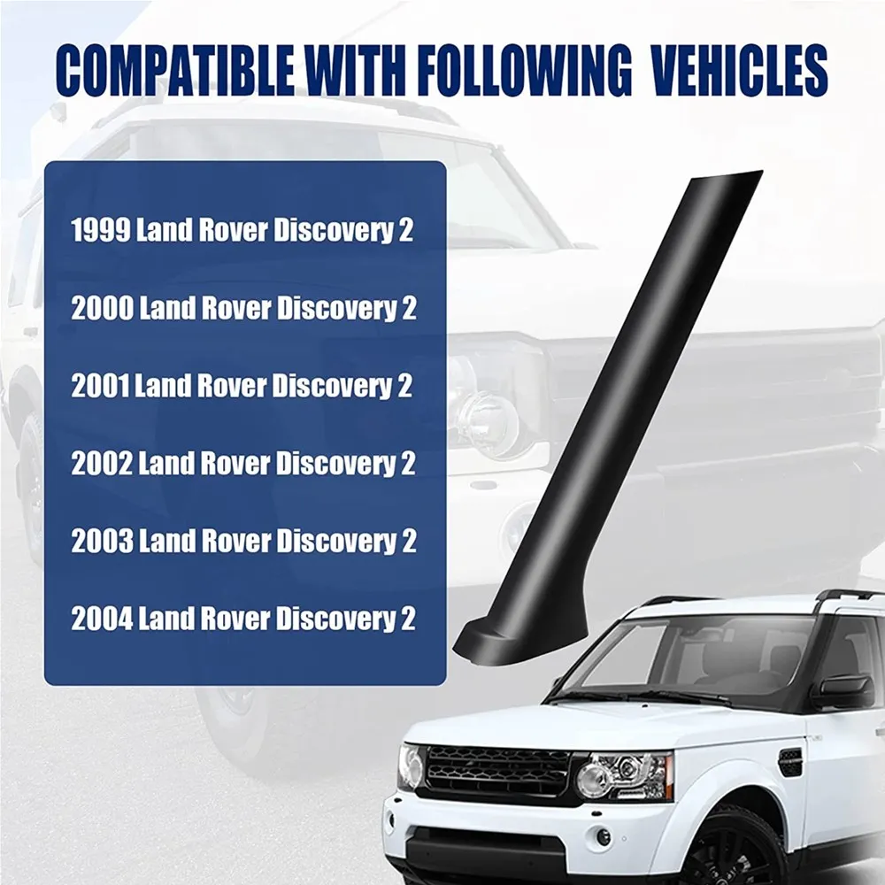 Car Accessories 1Pair Right&Left Side Front Windshield Outer Trim Pillar Molding Land Rover Discovery 2 1999-2004 DCB500060PMA DCB500070PMA