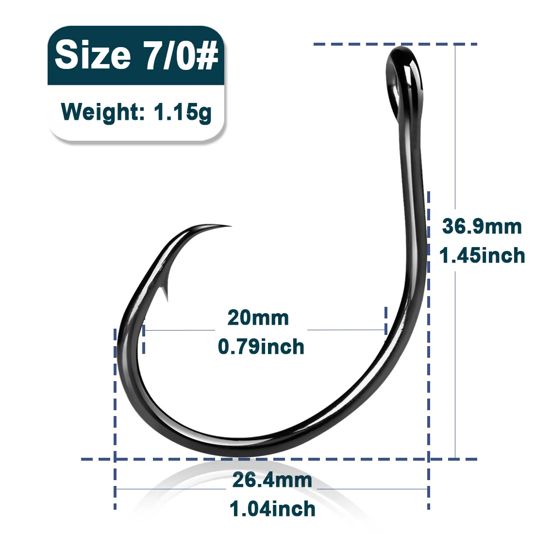 Inline Circle Hooks Saltwater