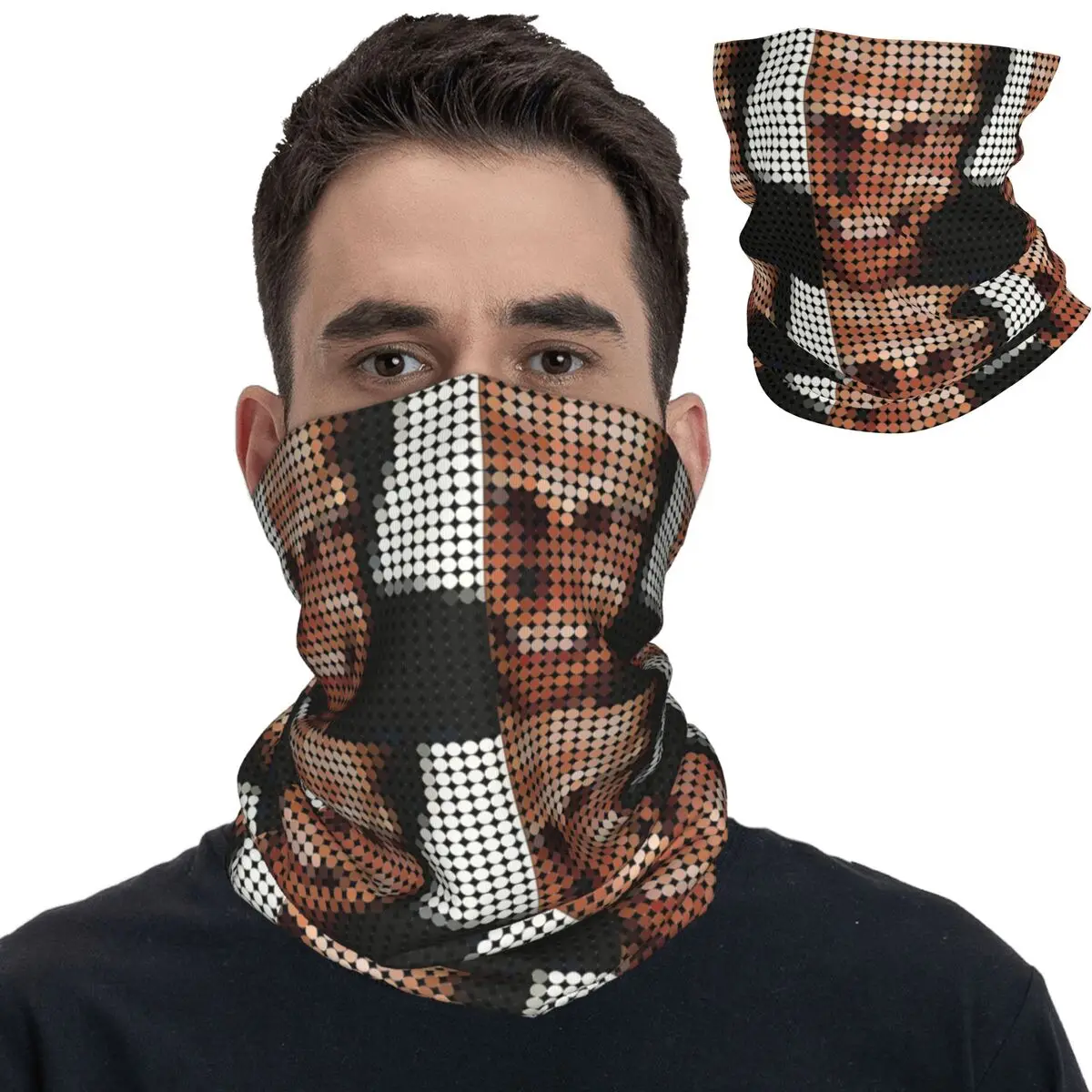 

Aphex Twin Richard D Bandana Neck Gaiter Printed Balaclavas Face Mask Scarf Warm Headband Outdoor Sports Unisex Adult Windproof