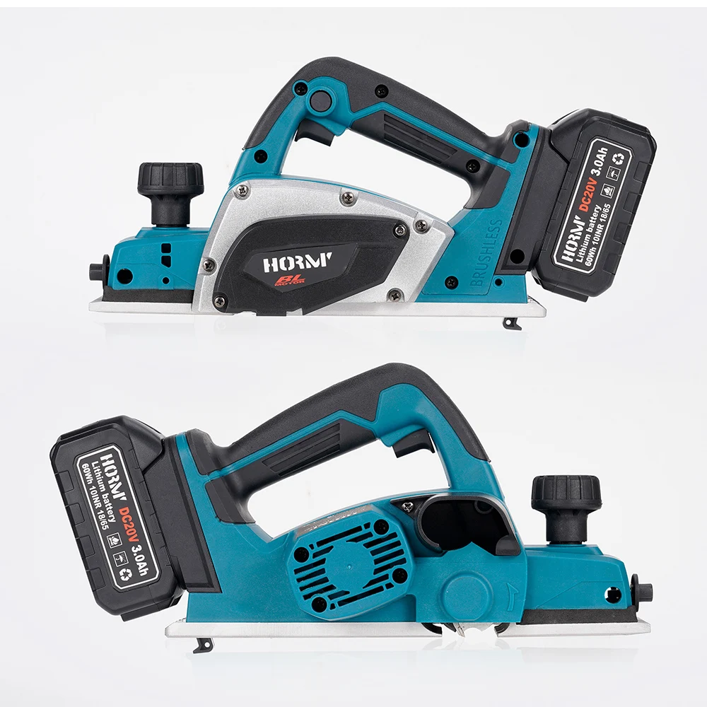 15000RPM Brushless Electric Planer Cordless Handheld Power Planer Home DIY Furniture Cutting Woodworking Tool For Makita Battery