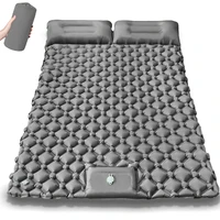 Outdoor Camping Double Inflatable Mattress Extra Wide Sleeping Pad Ultralight Folding Bed Sleeping Mat Car Travel Mat 2