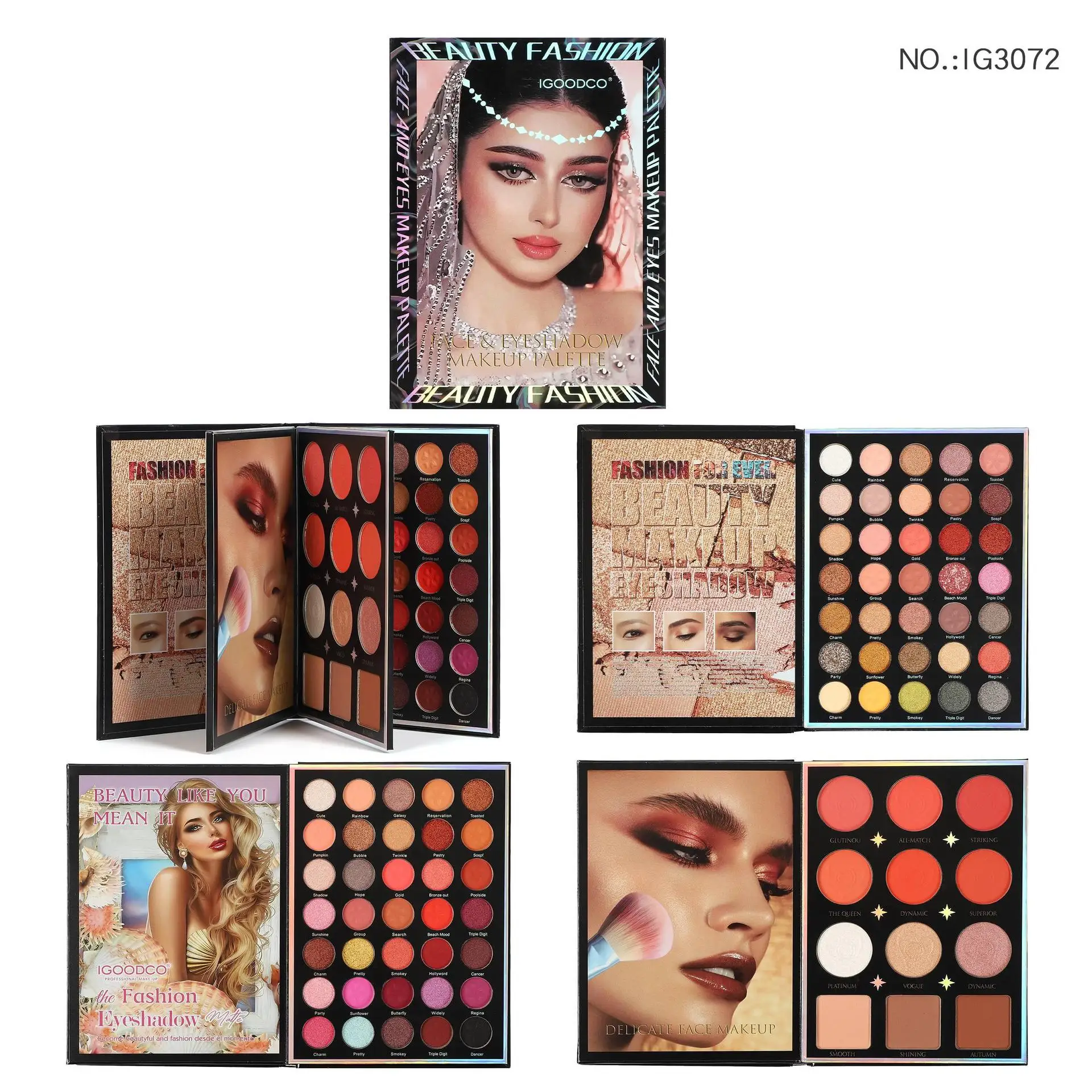 Description Picture 3 of item105 Colors Glitter Eyeshadow Palette Matte Waterproof  Bookish Eyeshadow Palette Collection Blush All-in-One Multi-Color Makeup