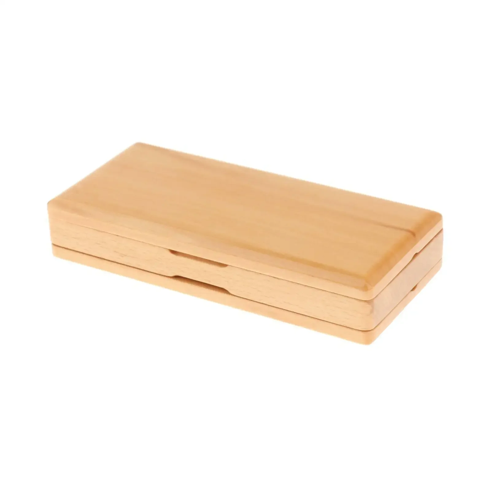 Beige Wooden Case for Reed Storage Box Holds 40 Parts Dimensions 20x9x3x3cm 7cm