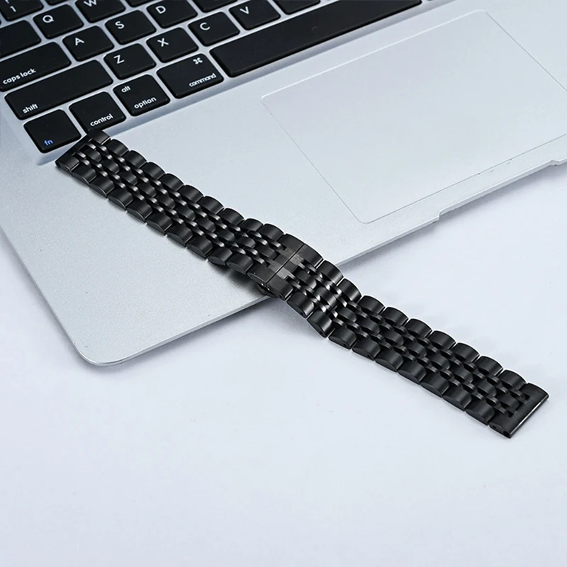 Premium Stainless Steel Metal Strap for Smart Watches - Elegant Watchband Bracelet Wristband