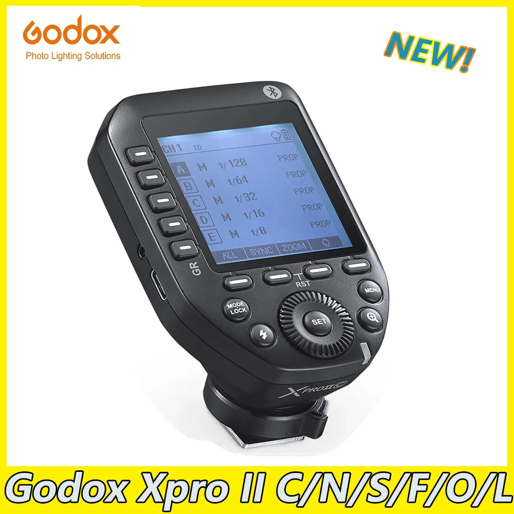 

Беспроводной триггер для вспышки Godox XPro II TTL передатчик X система с 2,4G HSS ЖК-экран для Canon Nikon Sony FUJIFILM Olympus