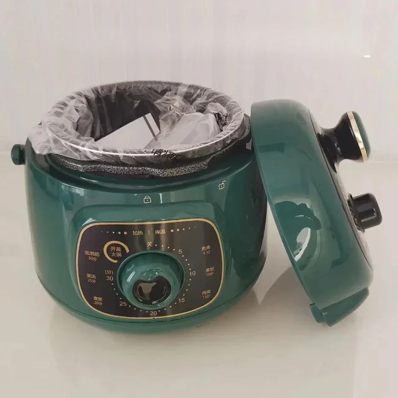 DK126: Small Electric Pressure Cooker, Automatic Cooking Pot for 3 People, MultiPurpose HighPressure Cooker for Home Use 5