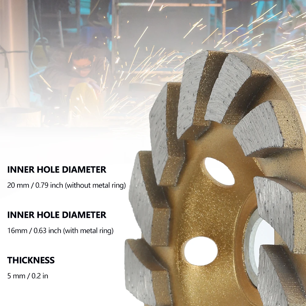 4/5 in Diamond Grinding Disc Angle Grinder Disc Polishing Cup Wheel Abrasive Tools for Concrete Granite Stone Ceramic grinding disc abrasive wheel grinding wheel