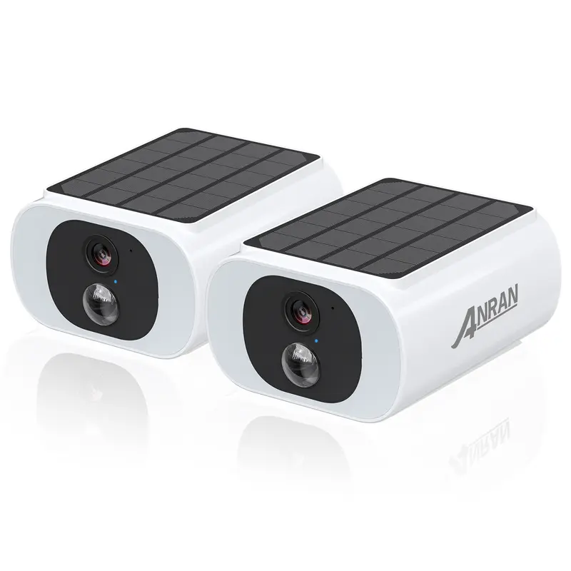 ANRAN 2/3/4 PCS Outdoor Wireless WIFI Camera 2.4G 3MP Battery Solar Security Camera Floodlight Color Night Vision Local Alarm - Image 7