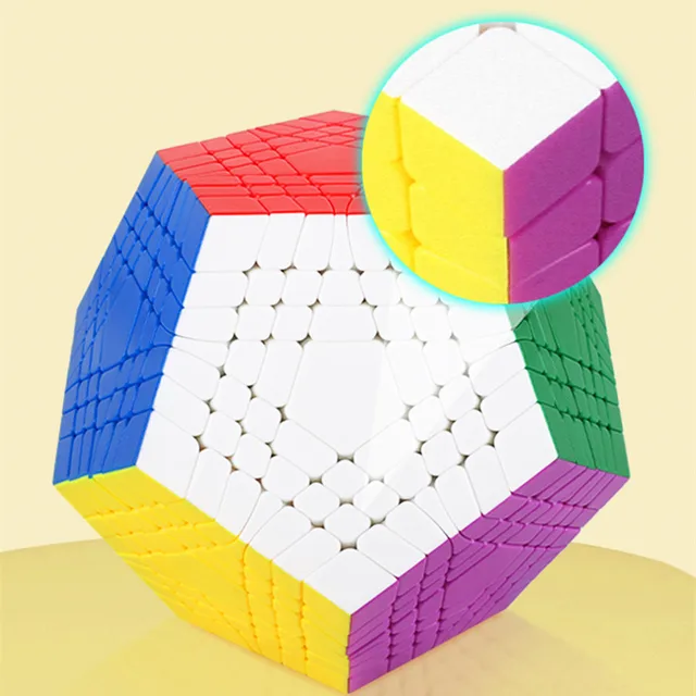 ShengShou 7x7 Teraminx 7x7 Megaminx Magic Cube Shengshou WuMoFang 7x7x7 Dodecahedron Puzzle Educational Megaminxeds Toys 3