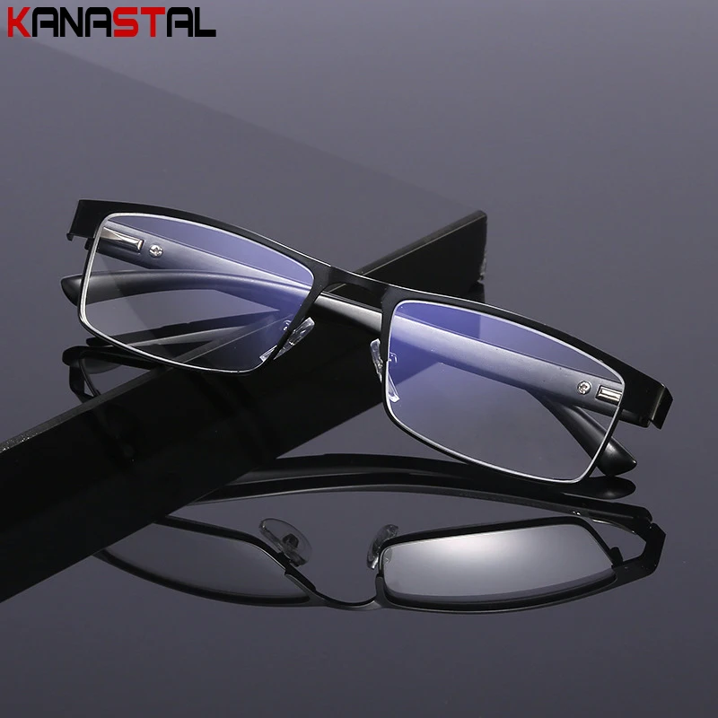 1 Pezzo Occhiali Quadrati Senza Montatura In Metallo