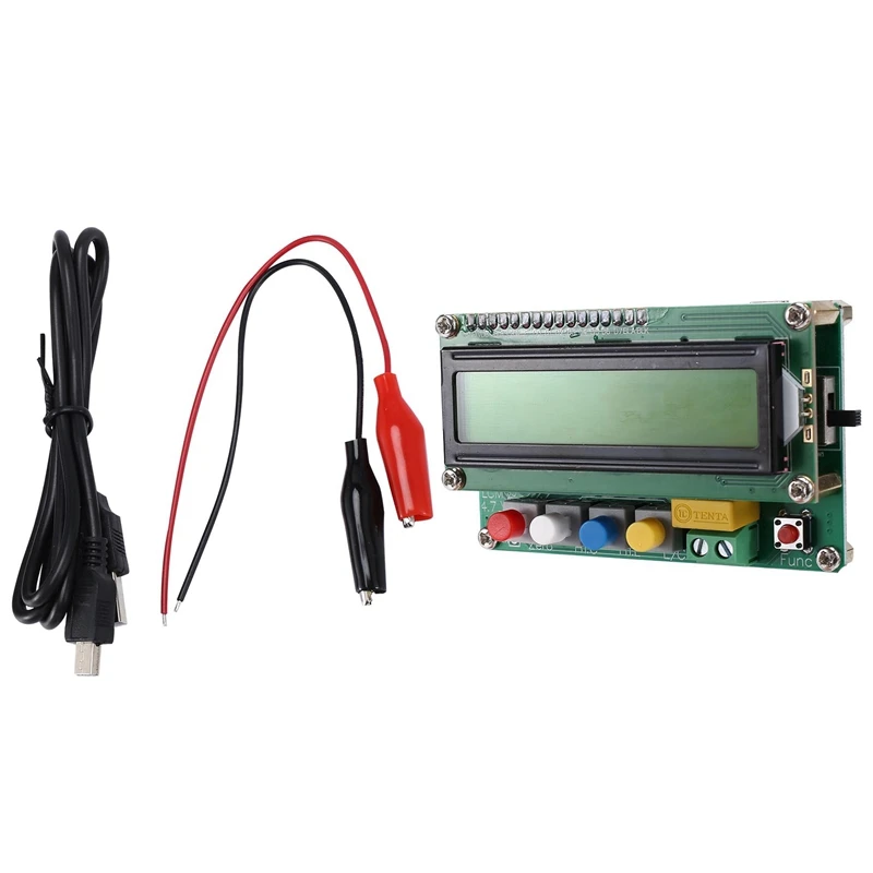 1 Set Inductance Capacitance L/C Meter Digital LCD Capacitance Meter With USB Cable 3