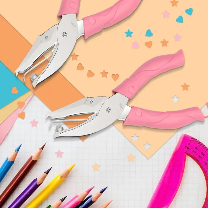 Single Hole Puncher Scrapbooking Paper Clothes Punches Star Heart Circle Hole Punch DIY Craft Shape Cutter Perforator 1.5/3/6mm paper punch hole punching tools paper craft punch circle hole punch
