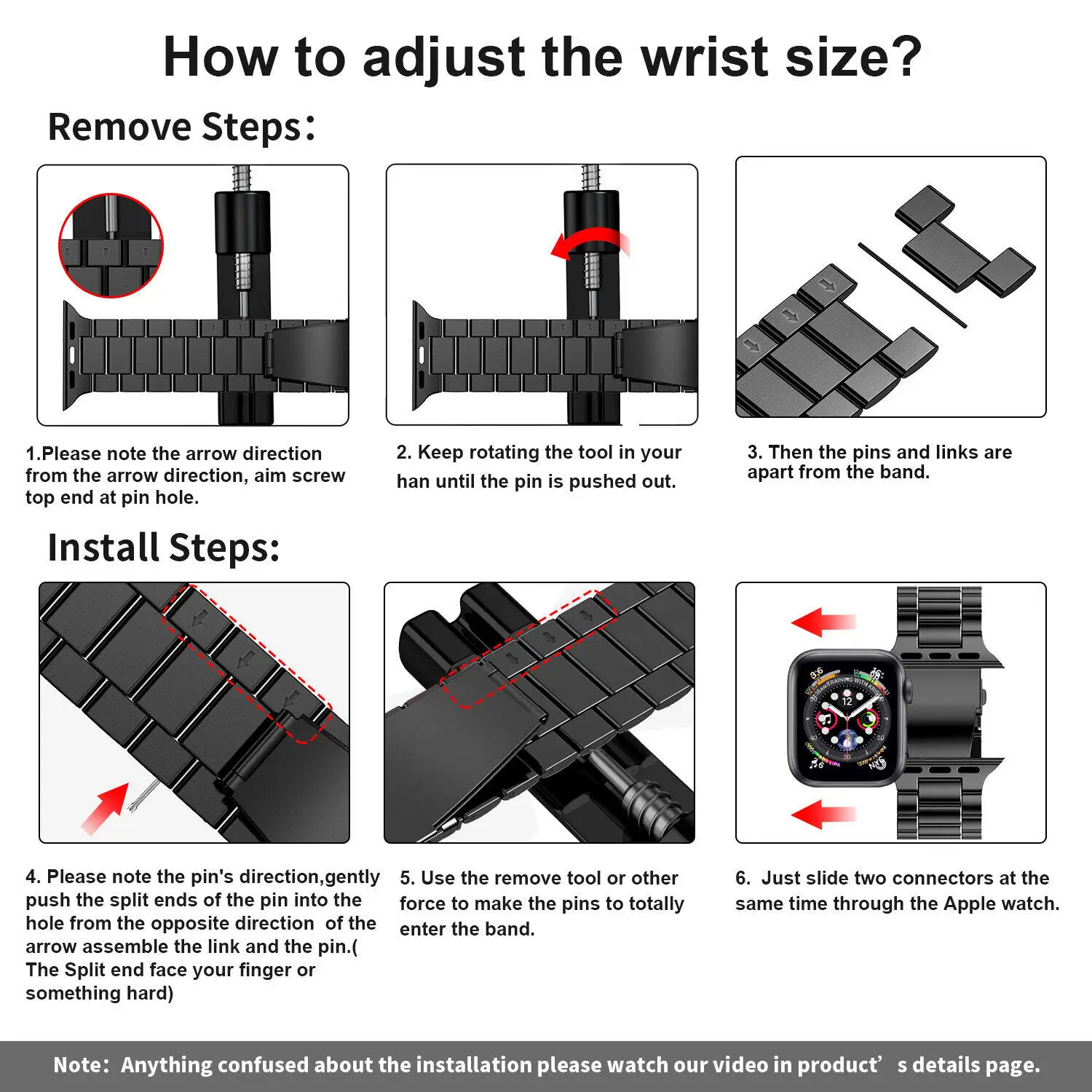 Premium TPU Case Band with Metal Business Bracelet for Apple Watch 49mm Strap Cover