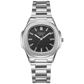 Fashion Luxury Business Square Quartz Watches Classic Stripe