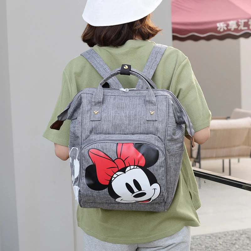 Mommy Maternity Bag Disney Mickey Mouse Diaper Waterproof Backpack Storage Bag Large Capacity Baby Stroller Fashion Travel