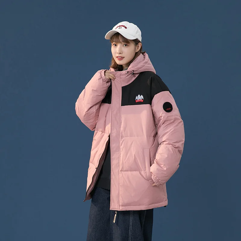 2022 New Fashion Women Down Coat Fashion Short Winter Jacket Fashion Couple Warm Outwear
