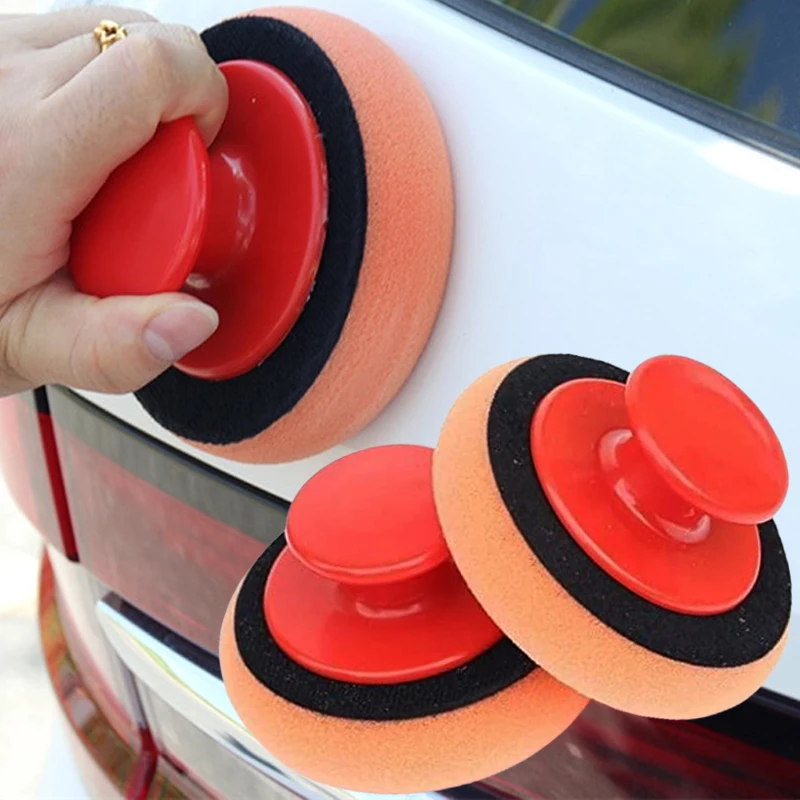 

Car Wash Wax Polish Pad Polishing Pad Sponge Car Cleaning Cloth Microfiber Applicator For Auto Polisher Waxing Sponge