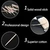 Cotton Swab Wood Disposable Tattoo Microblading Permanent Makeup Tools Safe Healthy for Cosmetic Beauty Soft Swab Stick Buds Tip 5