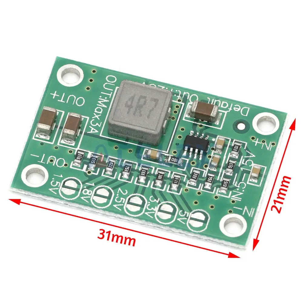 CA1235 Puissance Réglable Technologie CA-1235 Buck Puissance Tech 1.25V 1.5 1.8 2.5 3.3 5V Sortie 5-16V Entrée Abati eur Alimentation