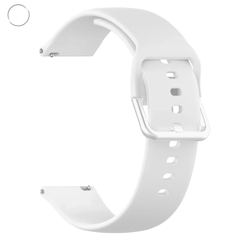 Enhanced Silicone Sports Watch Band – Premium Quality, 20mm/22mm, Multiple Fits