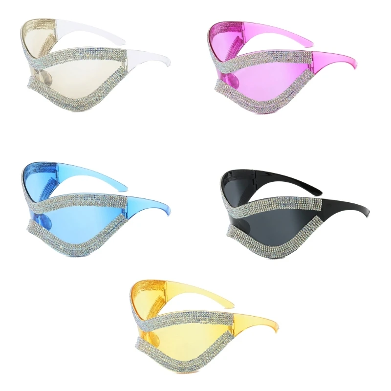 

Y2k Frame Sunglasses Adult Unisex Carnivals Nightclub Taking Photo Glasses Subculture Sunglasses Sunproof Dropship