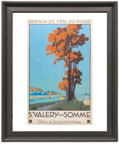 

Framed Poster France St Valery sur Somme Picture Frame 16x12 inches Photo Paper Print